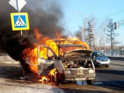 В Красноярском крае с начала года загорелись более 20 автомобилей