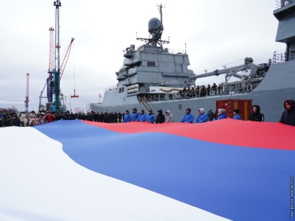 В Дудинке приветствовали североморцев