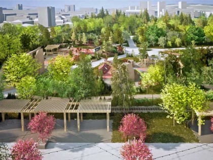 Центральный парк в Красноярске закрывается на два года