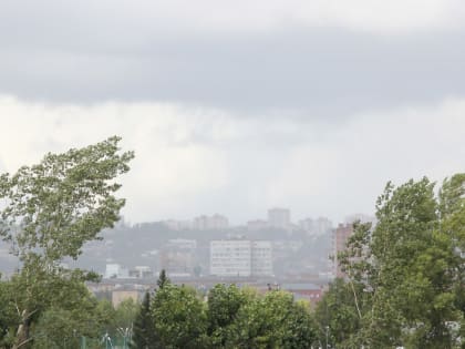 В воскресенье в Красноярске ожидается сильный ветер и похолодание