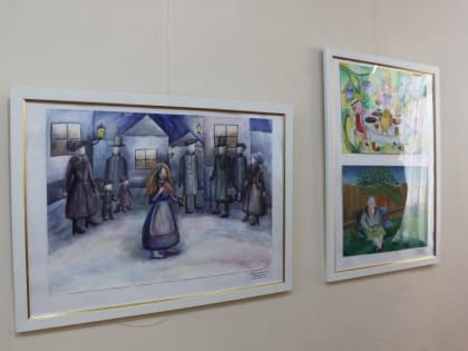 В Детской школе искусств открылась художественная выставка