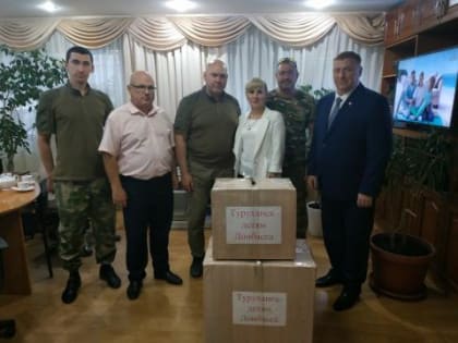Глава Туруханского района с гуманитарной миссией посетил Луганск
