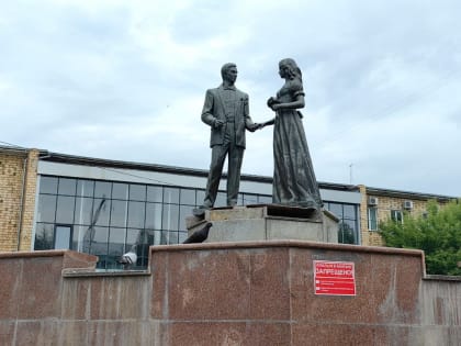 В Красноярске начали ремонтировать фонтан 