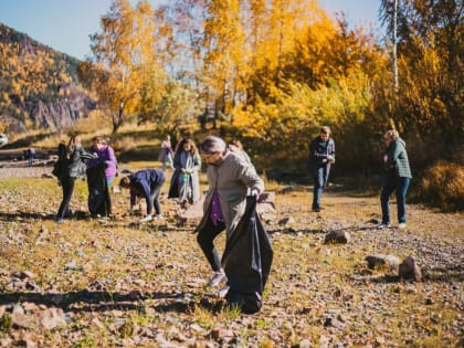 За месяц из Дивногорска вывезли 200 кубометров мусора