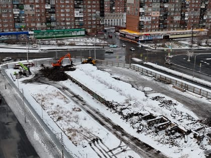 В Талнахе приступили к демонтажу ростверков на улице Спортивной