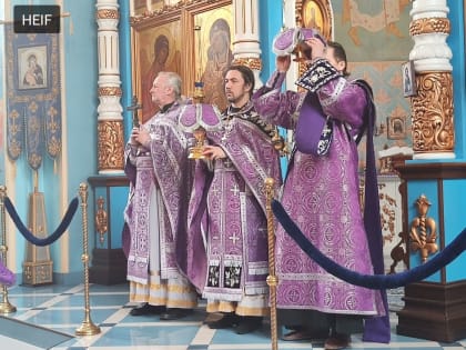 Во второе воскресенье Великого поста во Введенском храме Сосновоборска прошло празднование памяти святителя Григория Паламы