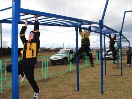 В селе Береш открыли новую спортивную площадку