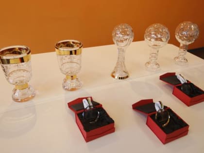 В Красноярске презентовали главные трофеи Кубка мира по фристайлу