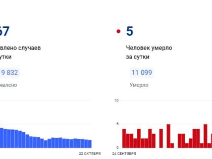 В Красноярском крае за сутки от коронавируса скончались 5 человек