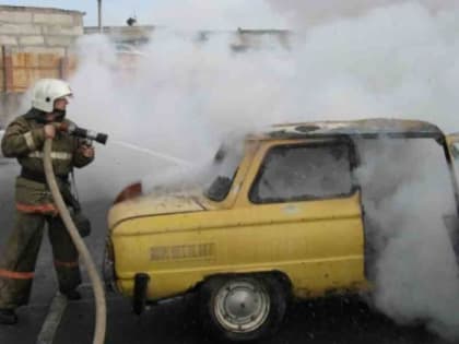 В Красноярском крае за неделю сгорело пять автомобилей