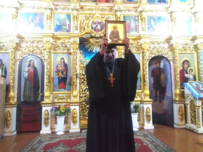 В дар Казанскому собору передана икона святого Даниила Ачинского