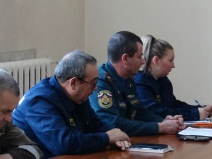 Заседание комиссии по предупреждению и ликвидации чрезвычайных ситуаций и обеспечению пожарной безопасности Казачинского района