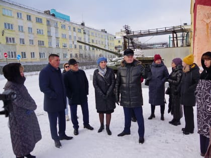 В Дудинке обсудили планы по благоустройству городских территорий