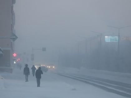 В Норильск пришли 50-градусные морозы