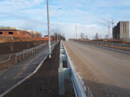 В красноярском микрорайоне Солнечный построили новые дороги