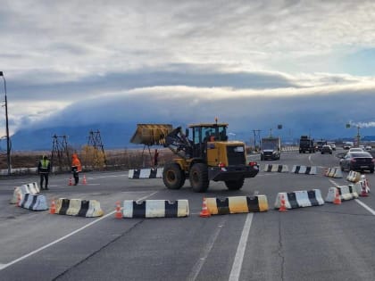 В районе выезда из Оганера организовано круговое движение