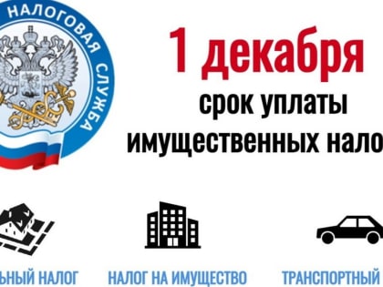 Дудинцам напоминают о сроке уплаты имущественных налогов