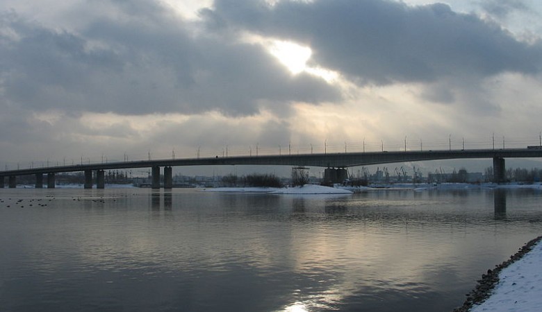 Октябрьский мост красноярск фото