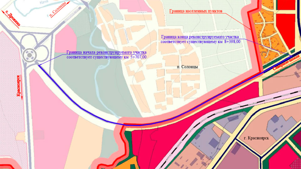 Карта северный красноярск. Развязка Авиаторов Северное шоссе. Проект развязки Красноярск Северное шоссе. План застройки Северное шоссе Солонцы. Развязка на Северном шоссе Красноярск.