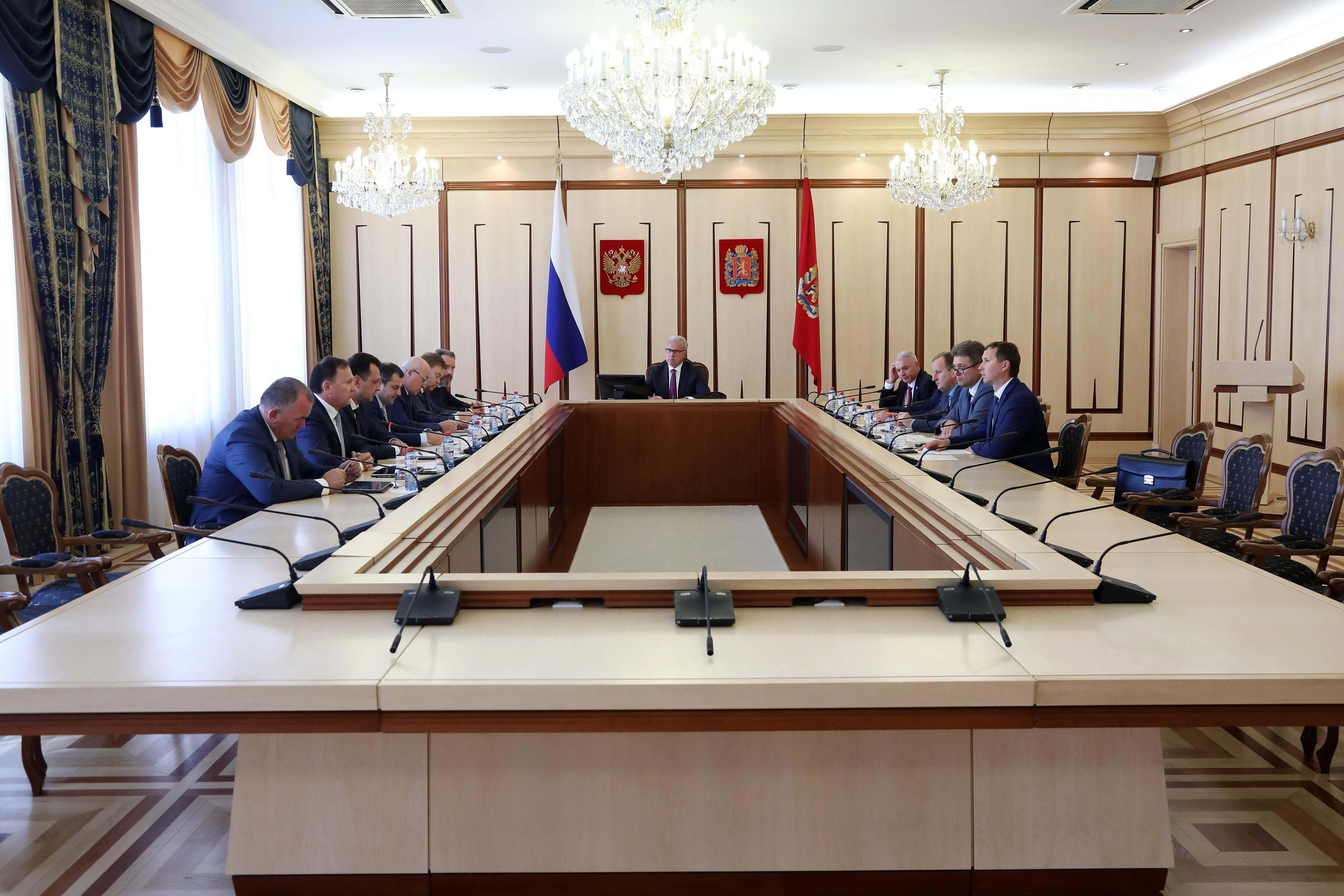 Заседание правительства Красноярского края
