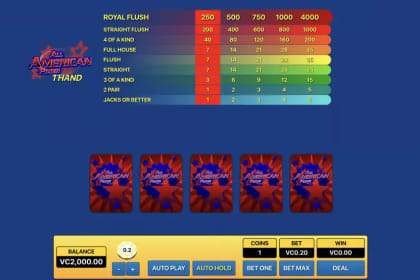 All American Poker gameplay image