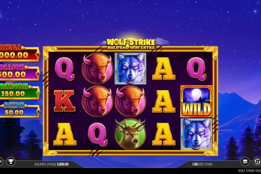 Wolf Strike Hold and Win Extra