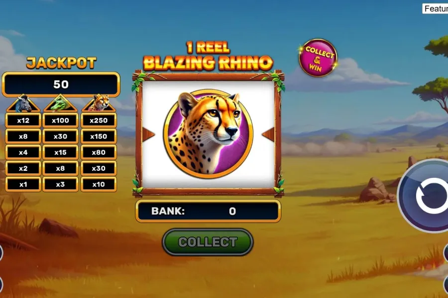 1 Reel - Blazing Rhino