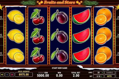 Fruits and Stars Christmas gameplay image