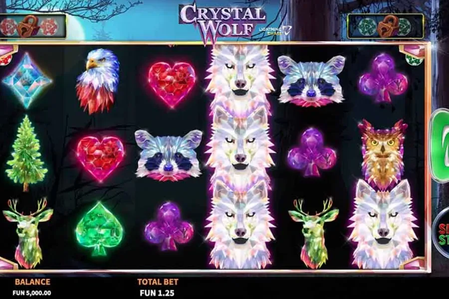 Crystal Wolf Lightning Chase