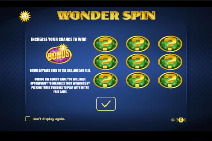 Wonder Spin gameplay image
