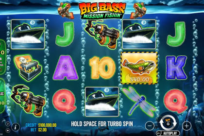 Big Bass Mission Fishin' gameplay image