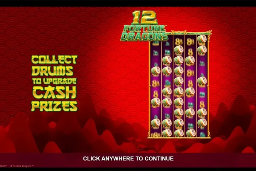 12 Fortune Dragons