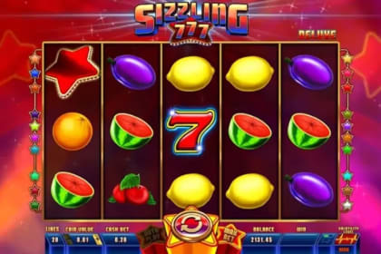 Sizzling 777 Deluxe gameplay image