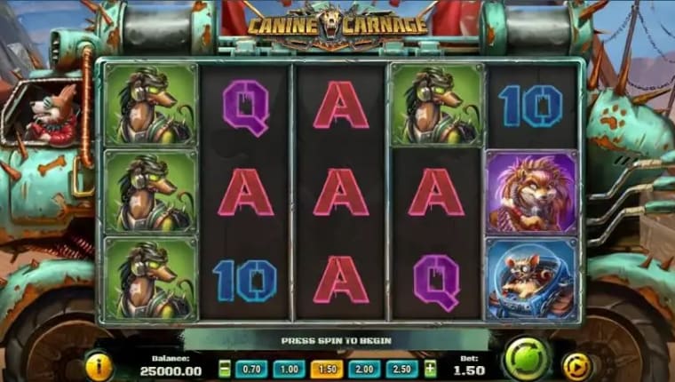 canine carnage gameplay image