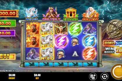 Zeus Lightning Riches II gameplay image