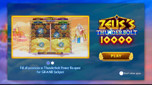 Zeus's Thunderbolt 10000