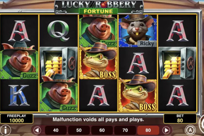 Lucky Robbery Fortune gameplay image