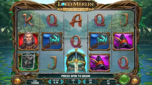 Lord Merlin and the Lady of the Lake