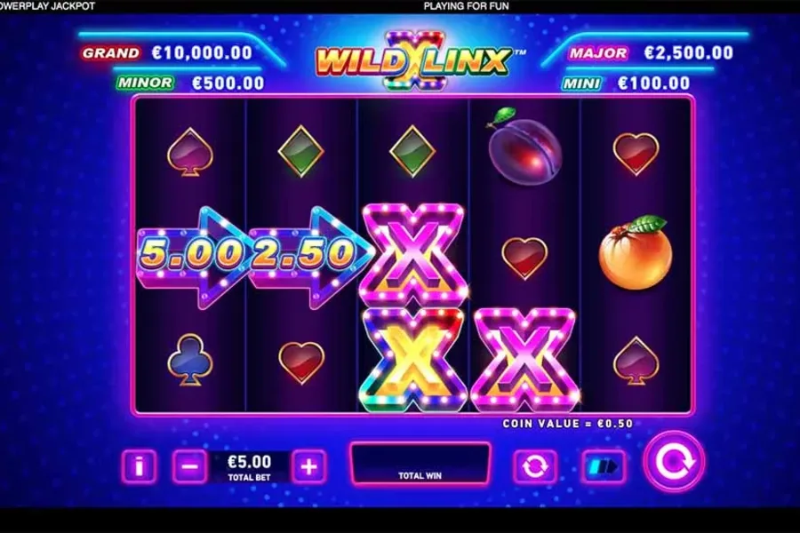 Wild LinX PowerPlay Jackpot