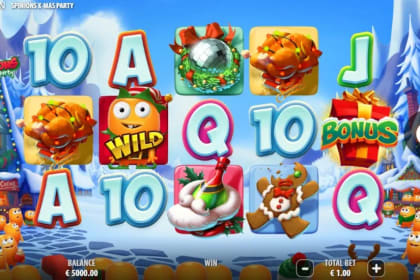 Spinions Christmas Party gameplay image
