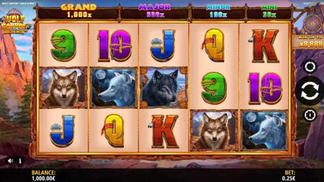 Wolf Canyon: Hold & Win