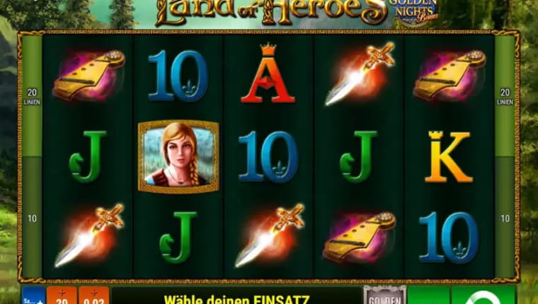 The Land of Heroes: Golden Nights Bonus gameplay image