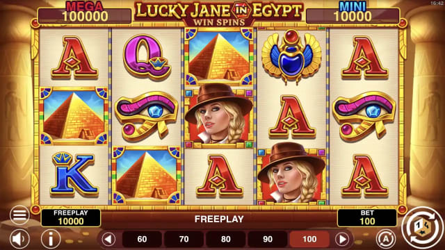Lucky Jane In Egypt Win Spins
