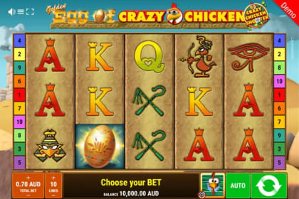 Golden Egg of Crazy Chicken - Crazy Chicken Shooter gameplay image