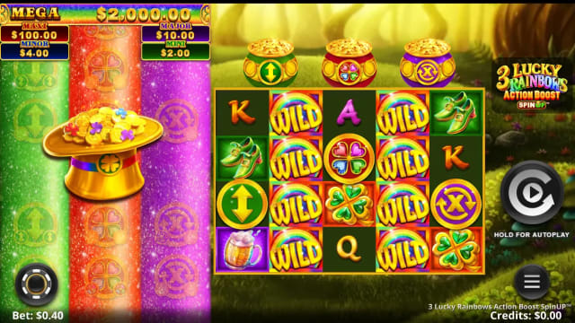 3 Lucky Rainbows Action Boost SpinUP