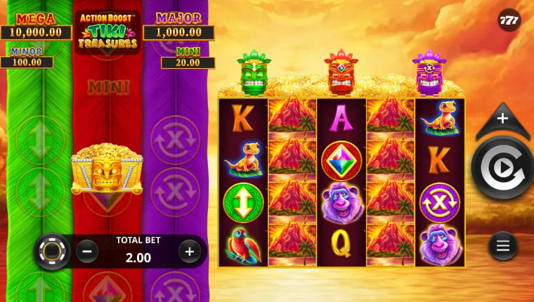 action boost tiki treasures gameplay image