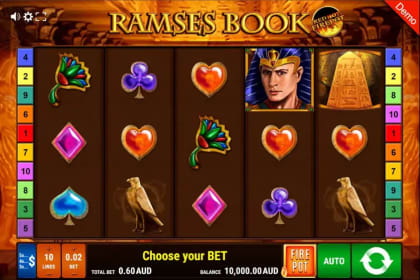 Ramses Book - Red Hot Firepot gameplay image
