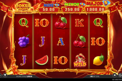 Hot Joker Fruits: Hold and Win gameplay image