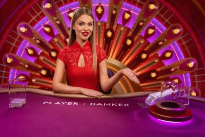 Mega Baccarat gameplay image