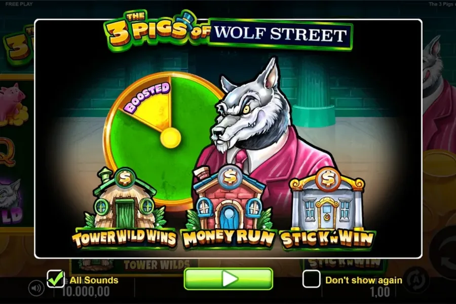 The 3 Pigs of Wolf Street